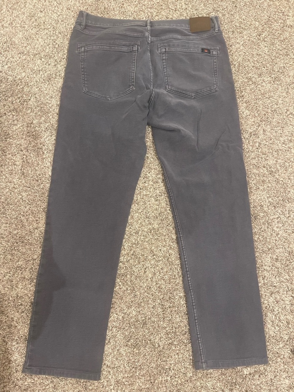 Faherty Stretch Terry 5-Pocket Pant Size 32x27 - Picture 4 of 4
